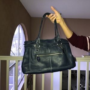 Coach Leather Slouchy Shoulder Bag
